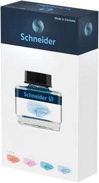 Набор чернил Schneider, конвертер 4 цветов, микс
