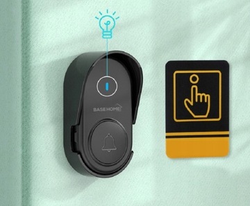 БЕСПРОВОДНОЙ ДВЕРНОЙ ЗВОНОК 2 ПРИЕМНИКА, ВОДОНЕПРОНИЦАЕМАЯ НАРУЖНАЯ ДВЕРЬ 250М