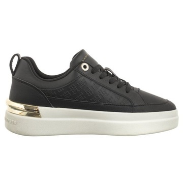 Buty Sneakersy Damskie Tommy Hilfiger Sneaker Monogram Black Czarne