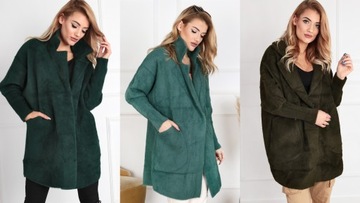 ПАЛЬТО КУРТКА ПАРКА СВИТЕР АЛЬПАКА ТЕПЛЫЙ КОМФОРТНЫЙ XS S M COL 1918