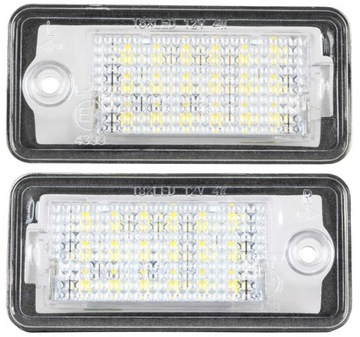 LAMPKI LED PODŚWIETLENIE do Audi A3 8P A4 B6 B7 A6