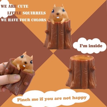 БЕЛКИ В ИГРУШКЕ ДЛЯ СЕНСОРНЫХ МАНИПУЛЯЦИЙ НА ДЕРЕВЕ