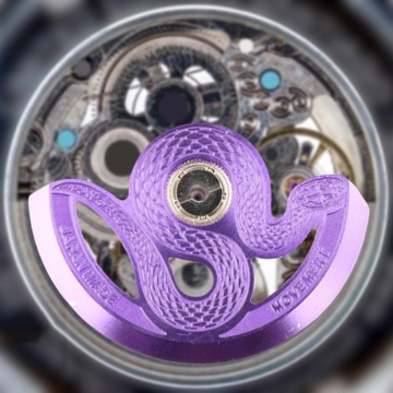 Zegarek Automatyczny Młotek Rotor Jeweler Sklep Komponent Akcesorium Fiolet