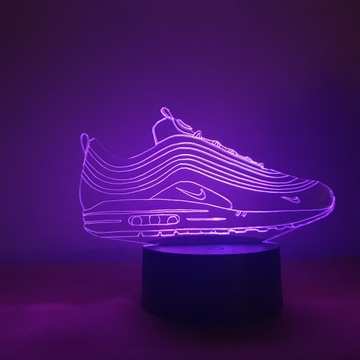 Lampka Nike Air Max 97 But LED Prezent Streetwear duża podstawka 10 LEDów