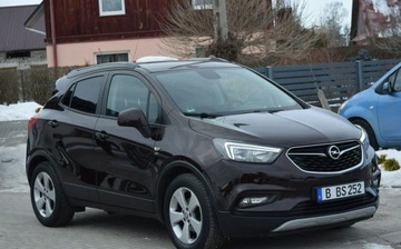 Opel Mokka I SUV 1.4 Turbo ECOTEC 140KM 2016 Opel Mokka X 1.4TB Navi Kamera Brazowa Grzane Fotele i Kierownica Sprowadz