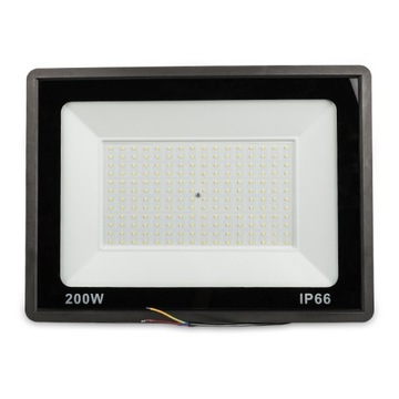 ГАЛОГЕННЫЙ РЕФЛЕКТОР СВЕТОДИОДНЫЙ НАРУЖНЫЙ ПРОЖЕКТОР ТОНКАЯ ЛАМПА IP66 200ВТ 6000К