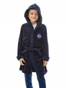 SZLAFROK DZIECIĘCY NASA KAPTUR SPORTOWY - 116/122