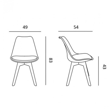 Krzesło FAVORITO PEPE - JASNY RÓŻ