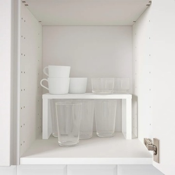 IKEA VARIERA Półka wstawiana, biała 32x13x16 cm