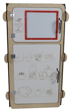 ХОЛОДИЛЬНИК МАГНИТНАЯ ДОСКА МАРКЕР ДЛЯ ХРАНЕНИЯ МЕЛОВ МАГНИТНЫЕ БУКВЫ ПОЛЬША