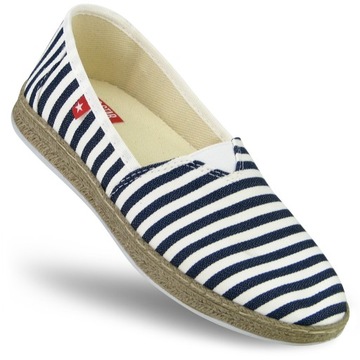 ESPADRYLE damskie BIG STAR wsuwane FF276027 38