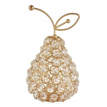 2x 3D Стеклянные Хрустальные Фруктовые Украшения Декор