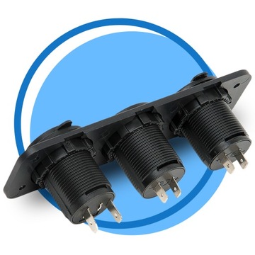 РАЗЪЕМ ПРИкуривателя USB 12V ПАНЕЛЬ ПЕРЕКЛЮЧАТЕЛЕЙ
