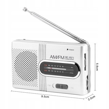 МАЛЕНЬКОЕ ПОРТАТИВНОЕ МИНИ-РАДИО FM AM