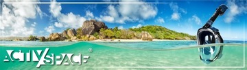 ПОЛНОЛИЦЕВАЯ МАСКА ДЛЯ ВОДЫ НЕ ЗАТЕНАЕТ L/XL PRO