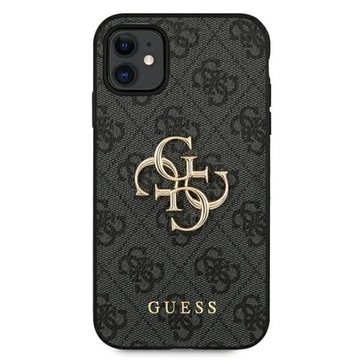 GUESS 4G Big Metal Logo etui case Pokrowiec do Apple iPhone 11, skórzane