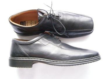 JOSEF SEIBEL austriackie czarne bardzo szerokie komfortowe buty ROZ.50 NOWE