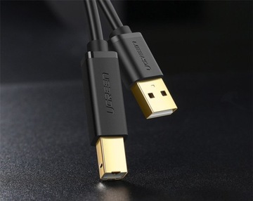 КАБЕЛЬ UGREEN USB-B ТИПА B 2.0 ДЛЯ ПРИНТЕР-СКАНЕРА, 480 МБ/С, КАБЕЛЬ 3М