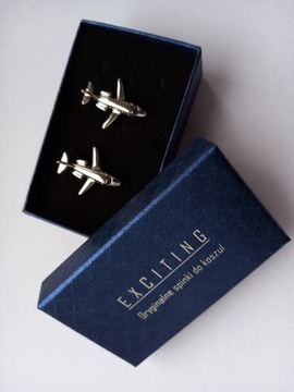 Запонки Самолеты Самолет Embraer Bombardier Box