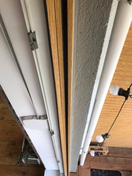 Rączka palacza słupek stały z uchwytem ALUMINIOWYM w kolorze Złoty dąb