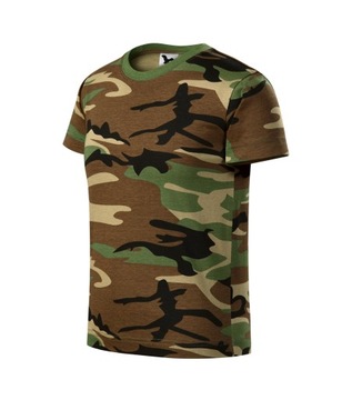 Koszulka dziecięca MORO 110 cm/4lata MALFINI 149 CAMOUFLAGE 100% bawełna