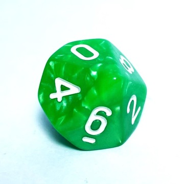 KOSTKA RPG KOŚĆ DZIESIĘCIOŚCIENNA K10 WIERZBY 0-9