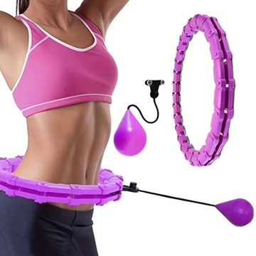 HULA HOP ODCHUDZAJĄCY SMART Z OBCIĄŻNIKIEM OBCIĄŻENIEM HULAHOP ODCHUDZAJĄCE