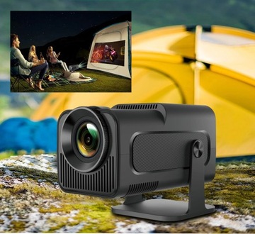 ПРОЕКТОР ANDROID TV WIFI FULL HD ПОРТАТИВНЫЙ УМНЫЙ ВРАЩАЮЩИЙСЯ ДИНАМИК