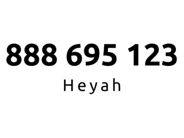 888-695-123 | Starter Heyah (69 51 23) #B