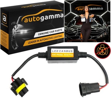 Dekoder Filtr Rezystor LED Błąd Spalonej Żarówki Canbus H11