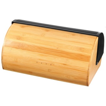 ДЕРЕВЯННАЯ ХЛЕБОПЕЧКА, ЧЕРНАЯ, контейнер для хлеба