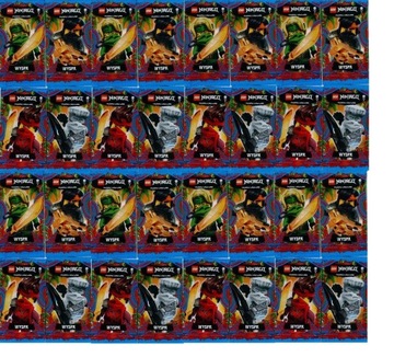 lego ninjago seria 6 WYSPA SASZETKI KARTY 100 SZT +2 limitowane złote karty