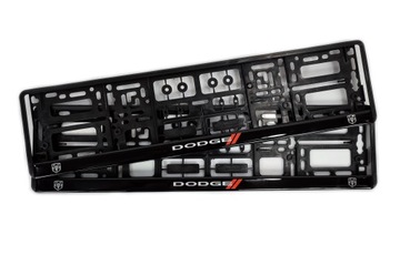 RAMKI TABLICY REJESTRACYJNEJ ORYGINAŁ DODGE 2szt.