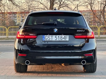 BMW Seria 3 G20-G21 Touring 2.0 320d 190KM 2021 BMW 3er G21 190 KM Automat SportLine Shadow Line / Virtual / BEZWYPADKOWY, zdjęcie 23