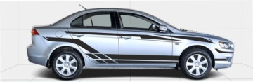 Samolepky na boky auta Mitsubishi Lancer