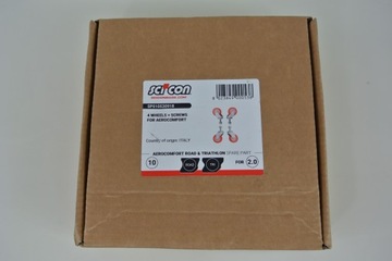 НАБОР ИЗ 4 КОЛЕС ДЛЯ ВЕЛОСИПЕДНОЙ СУМКИ SCICON