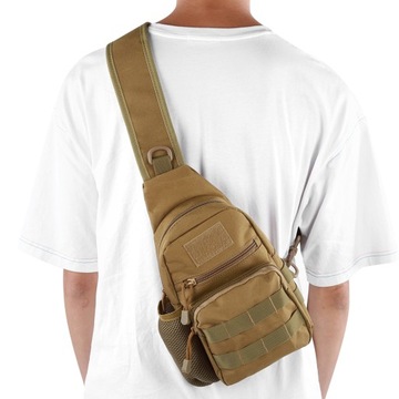 Sportowa torba na klatkę piersiową Kamuflaż