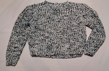 swetr damski M BERSHKA kolorowy krótki