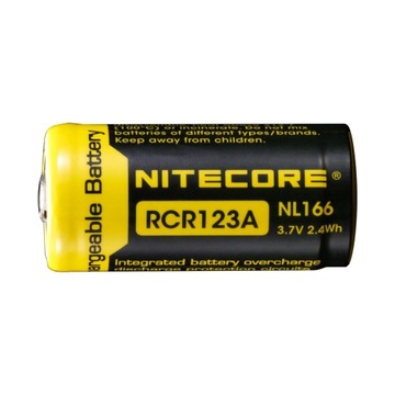 Akumulator Nitecore NL166 RCR123A 650 mAh 3,7 V