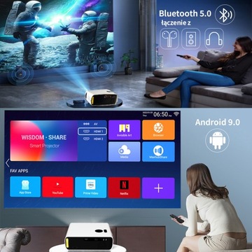 Проектор Проектор Android WIFI 4K 10000LM FULL HD
