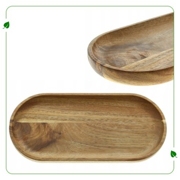 ДЕРЕВЯННАЯ СЕРВИРОВОЧНАЯ ТАРЕЛКА АКАКАЦИЯ