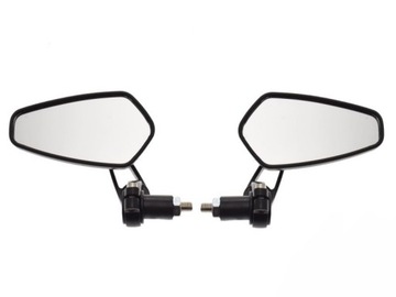 Универсальные боковые зеркала, установленные на руле.