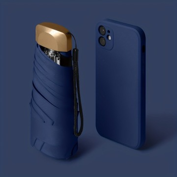 1 шт. мини-портативный зонт от солнца, складной водонепроницаемый солнцезащитный зонт с защитой от ультрафиолета