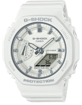 Prezent na komunię zegarek dla dziecka Casio G-Shock GMA-S2100 Biały