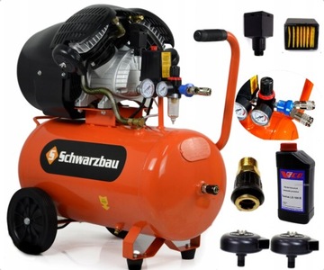 KOMPRESOR ZBV 50L olejowy sprężarka olejowa V2