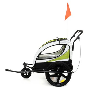 ПОДВЕСНОЙ, РЕГУЛИРУЕМЫЙ ПРИЦЕП ДЛЯ ВЕЛОСИПЕДА, ЧЕРНЫЙ