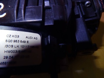 AUDI Q2 81A PŘEPÍNAČ SENZOR PÁSEK 5Q0953549E