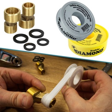 Bateria kuchenna ścienna z długą wylewką do zlewu zlewozmywaka POLSKA SOTBE