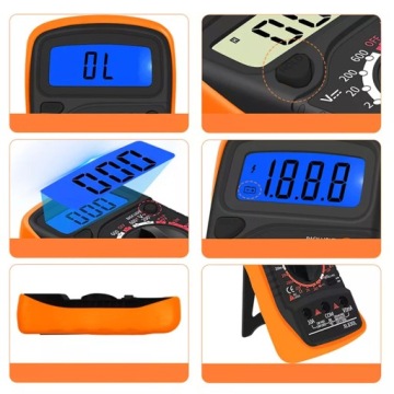 ТОКОМЕТР ЖК-МУЛЬТИМЕТР ЦИФРОВОЙ УНИВЕРСАЛЬНЫЙ ПРОФЕССИОНАЛЬНЫЙ С ПОДСВЕТКОЙ