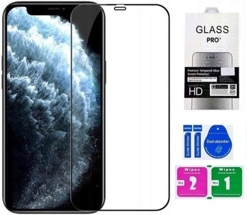 Szkło Hartowane 9H 5D do iPhone 12 i 12 Pro Zestaw